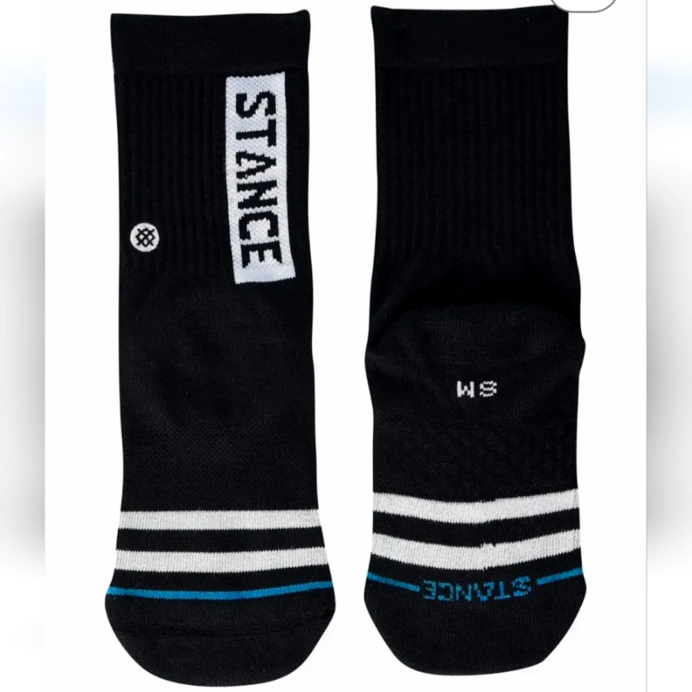 NWT Kid's OG Stance Black and White Socks